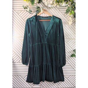 Zara Green Mini Dress